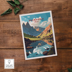 Snowdonia Print National Park