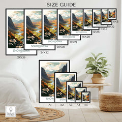 Snowdonia Wales Poster
