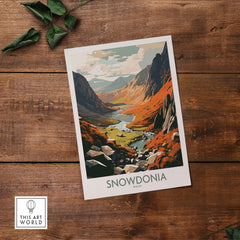 Snowdonia Wales Poster
