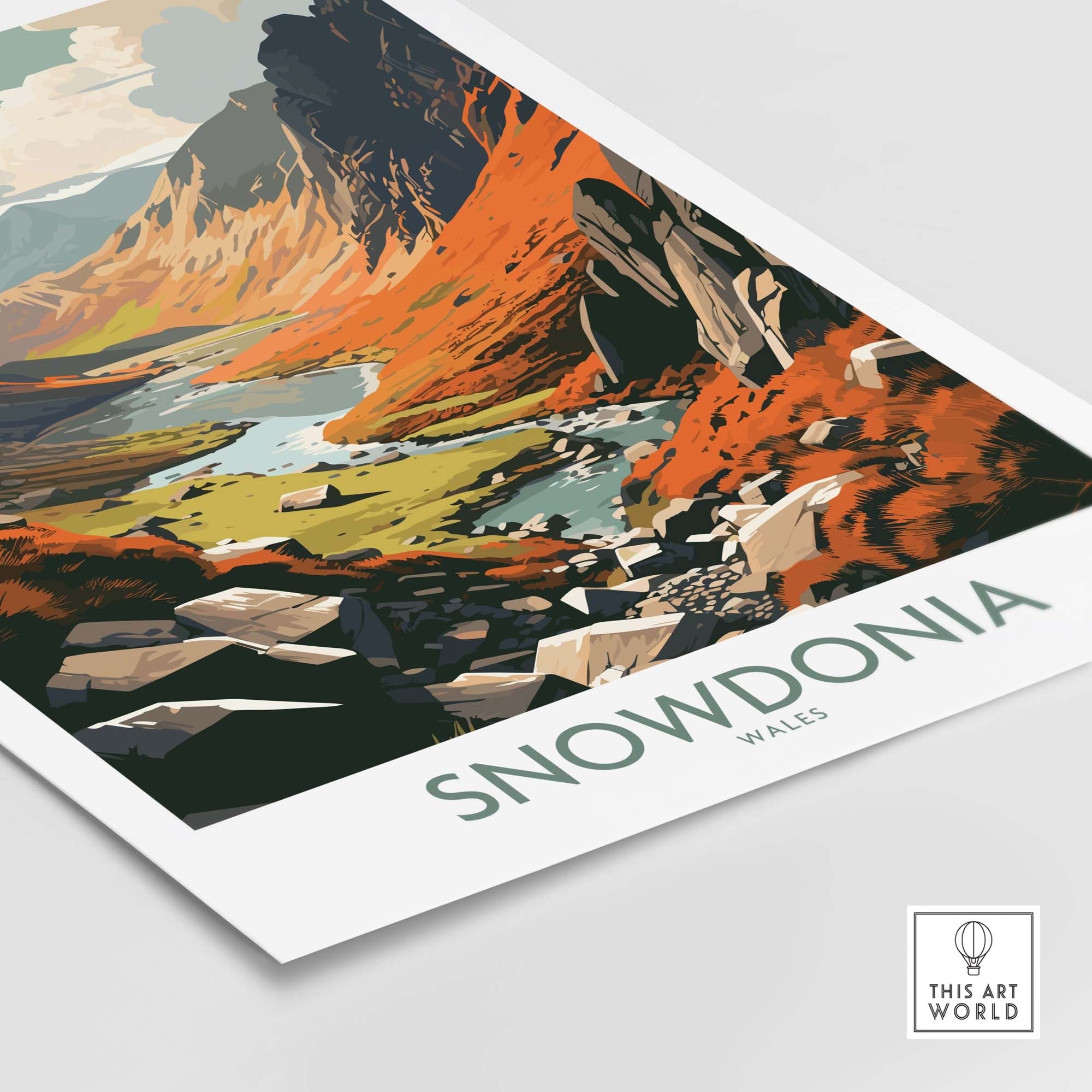 Snowdonia Wales Poster