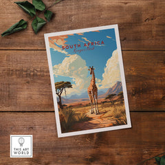 South Africa Art Print