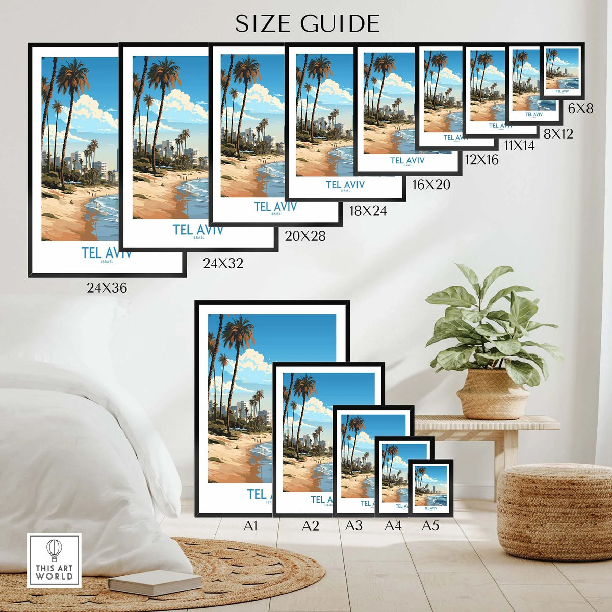 Tel Aviv Art Print