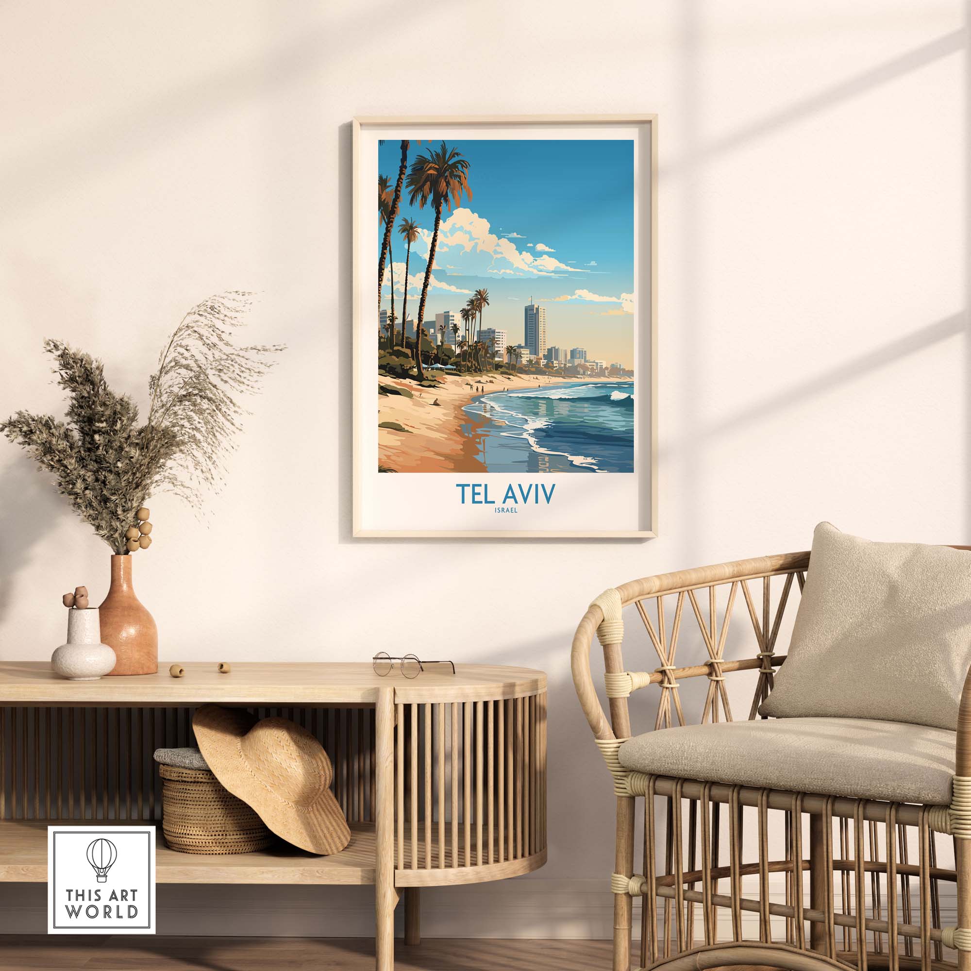 Tel Aviv Art Print