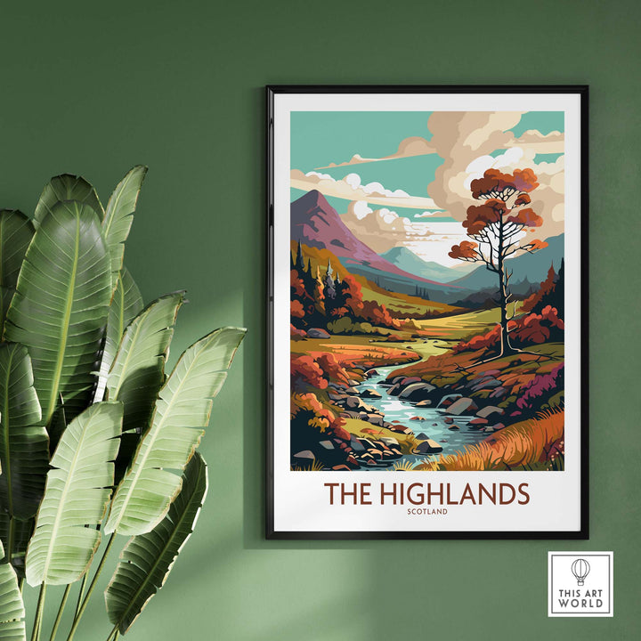 The Highlands Scotland Art Print