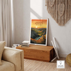 Theodore Roosevelt National Park Art Print