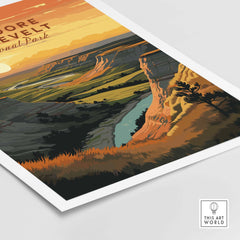 Theodore Roosevelt National Park Art Print