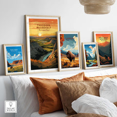 Theodore Roosevelt National Park Art Print