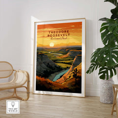 Theodore Roosevelt National Park Art Print