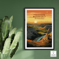 Theodore Roosevelt National Park Art Print