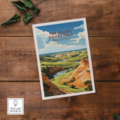 Theodore Roosevelt National Park Poster
