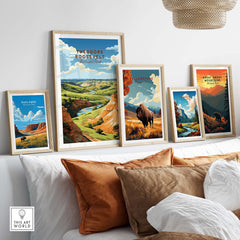 Theodore Roosevelt National Park Poster