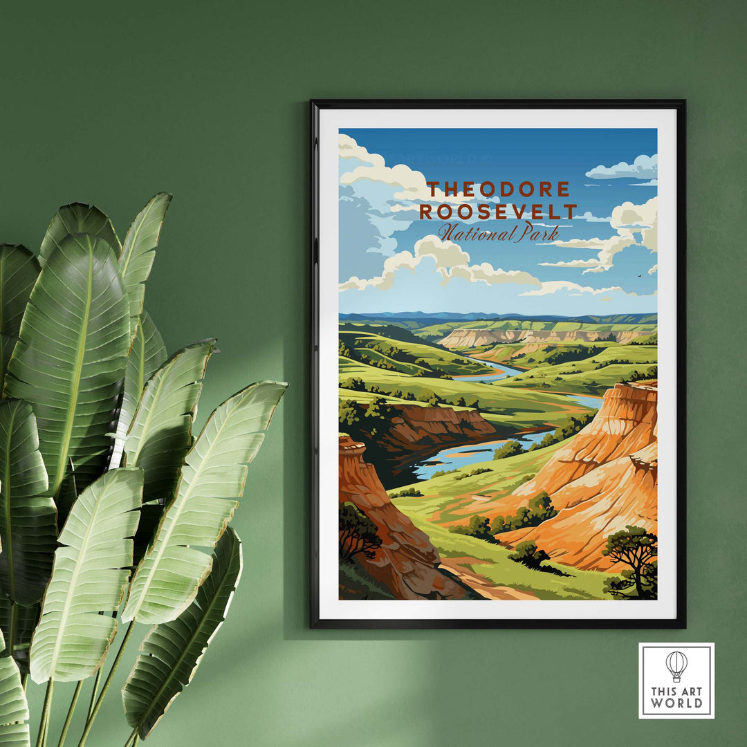 Theodore Roosevelt National Park Poster