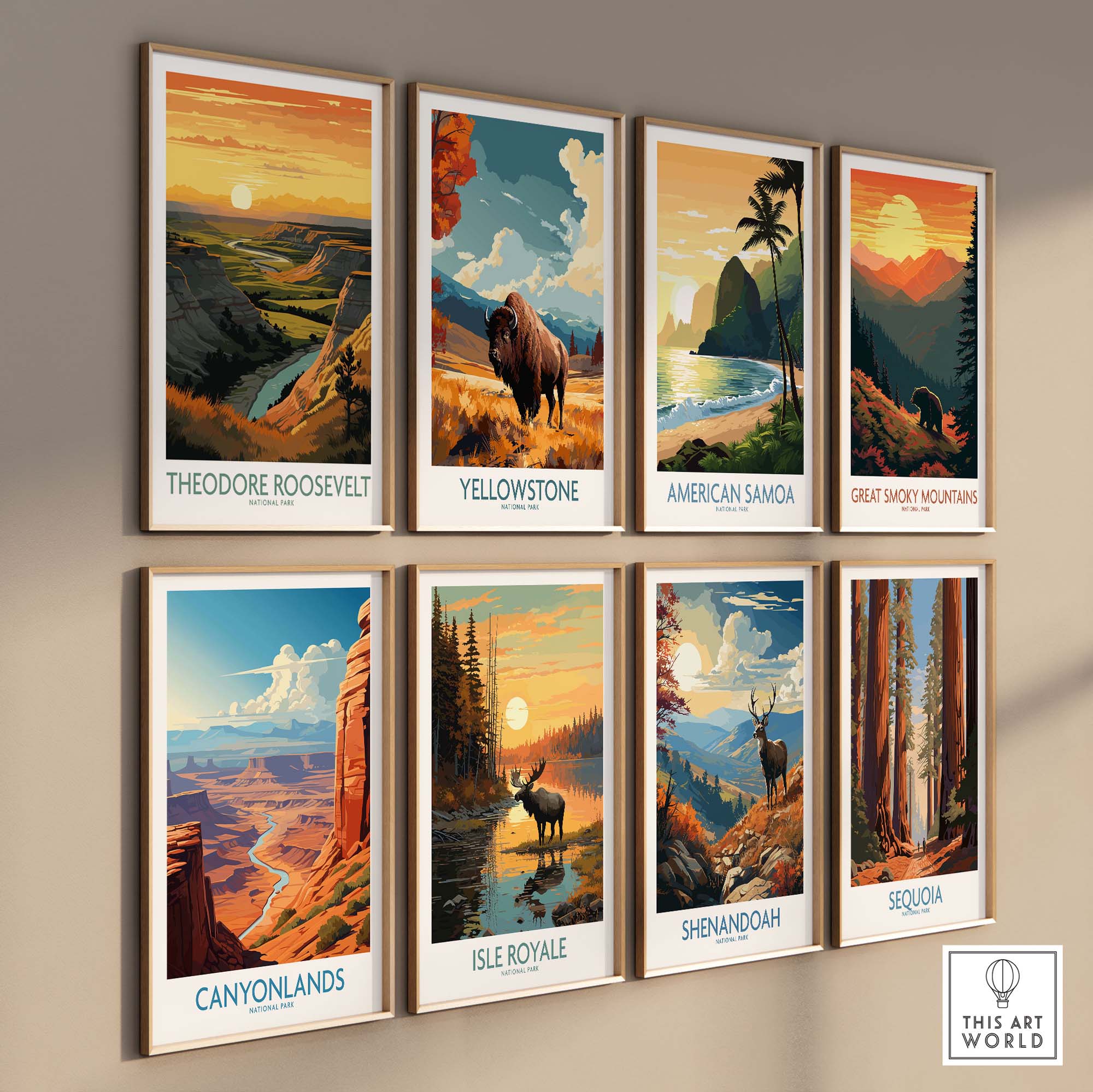 Theodore Roosevelt National Park Wall Art
