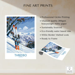 Thredbo Australia Slopes Wall Art — fine art print unframed quality details