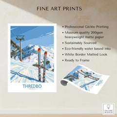 Thredbo Australia Mountains Wall Art — fine art print unframed quality details