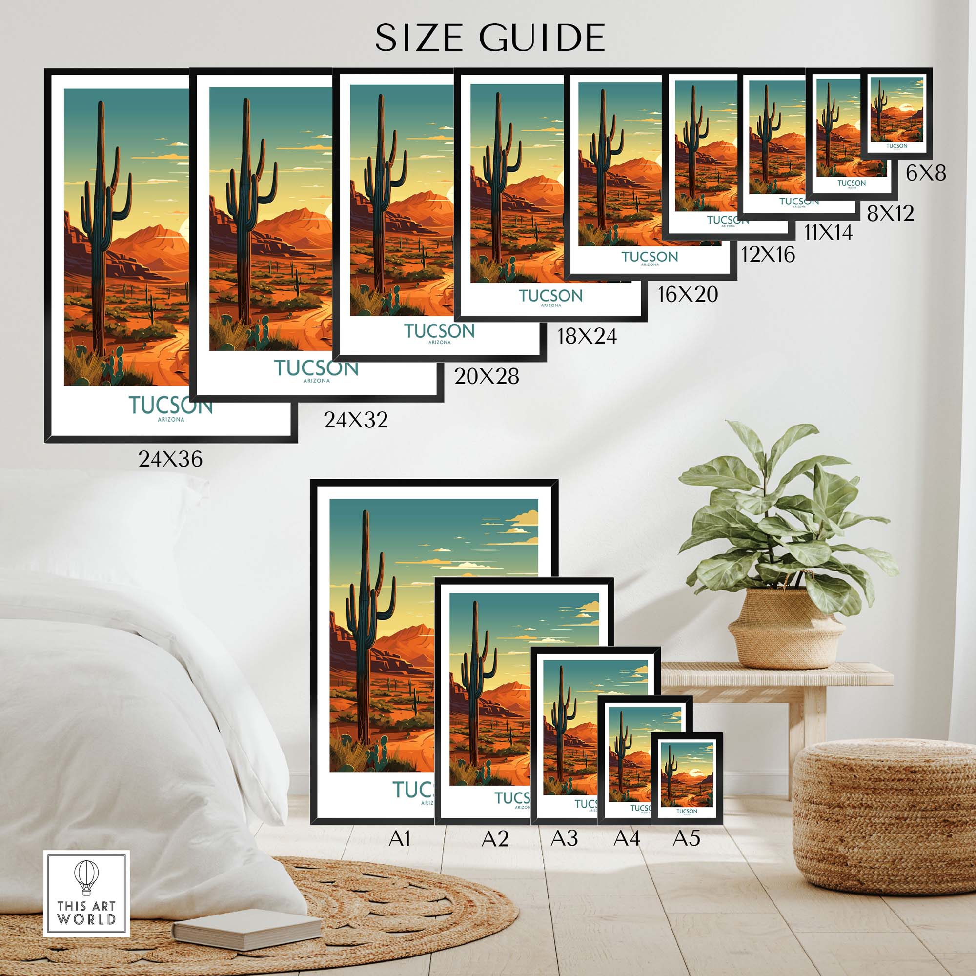 Tucson Art Print