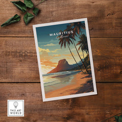 Mauritius Le Morne Poster