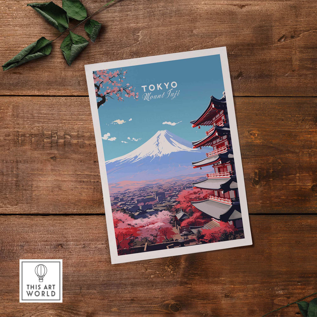 Mount Fuji Print Japan