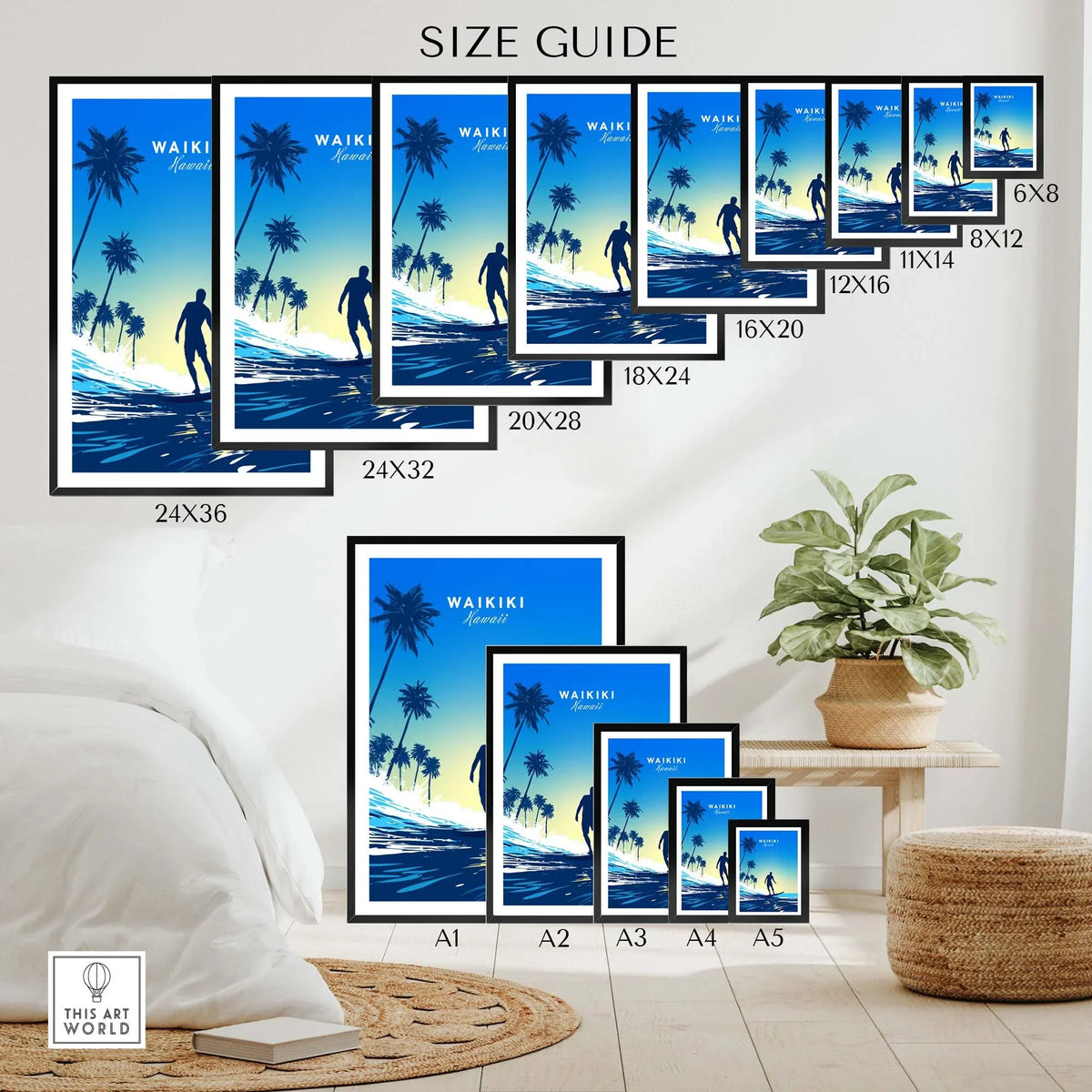 Waikiki Art Print