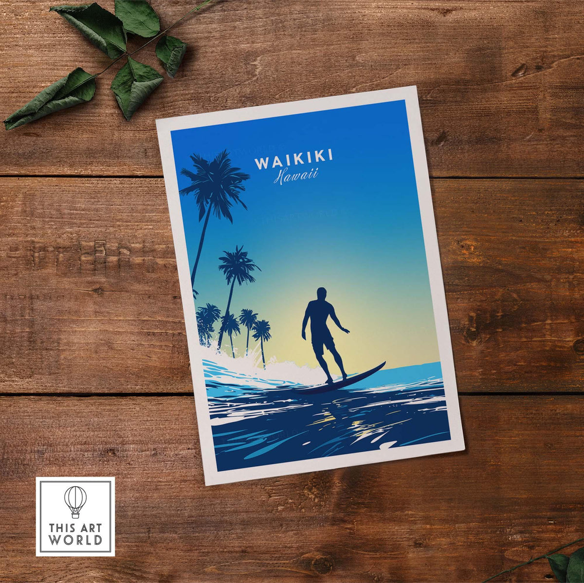 Waikiki Art Print