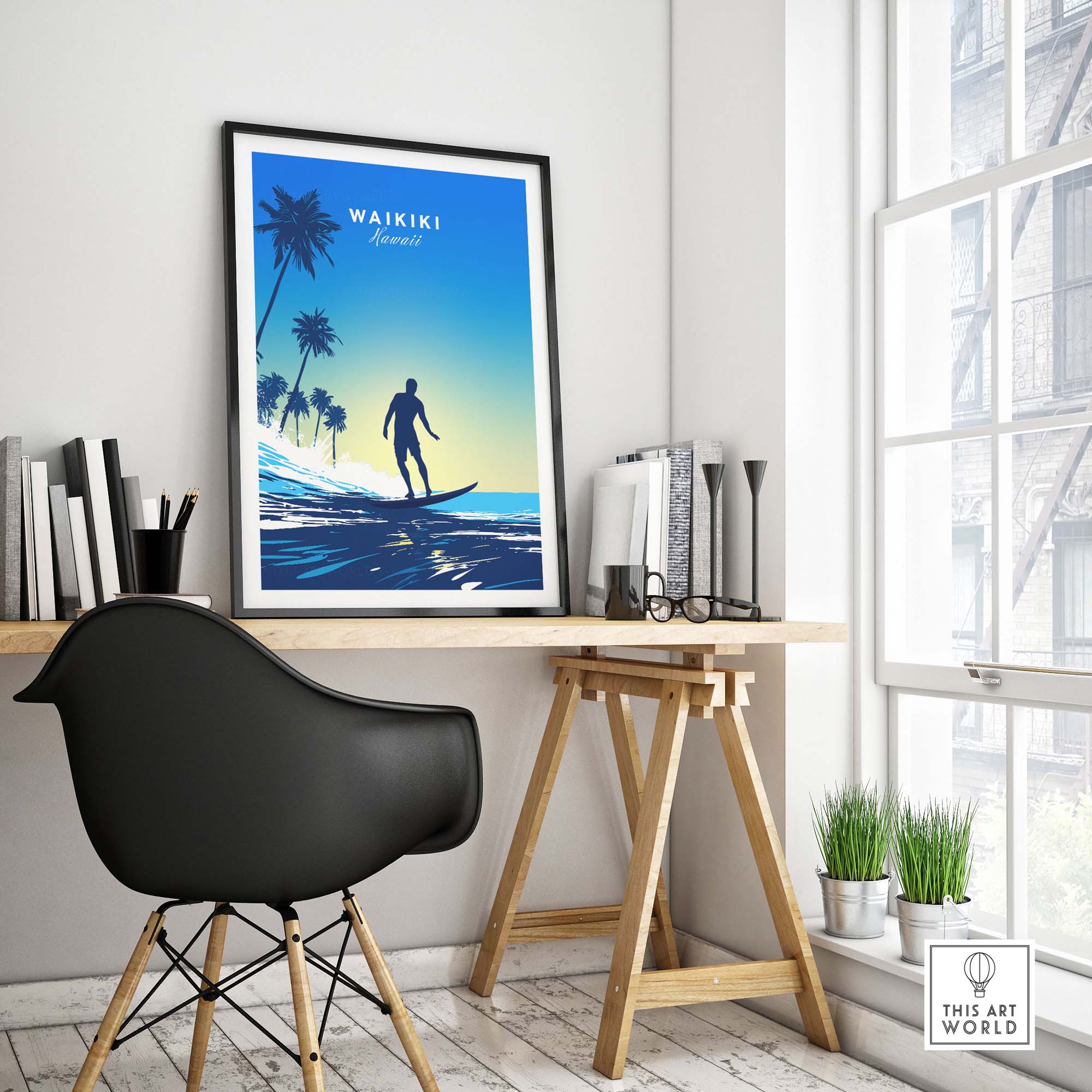 Waikiki Art Print