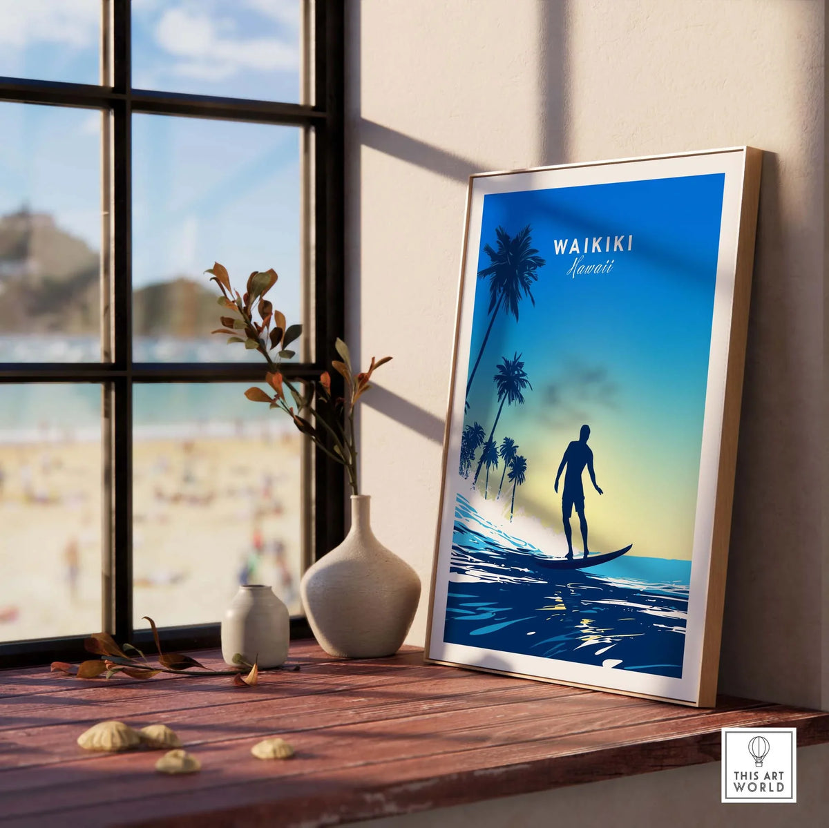 Waikiki Art Print