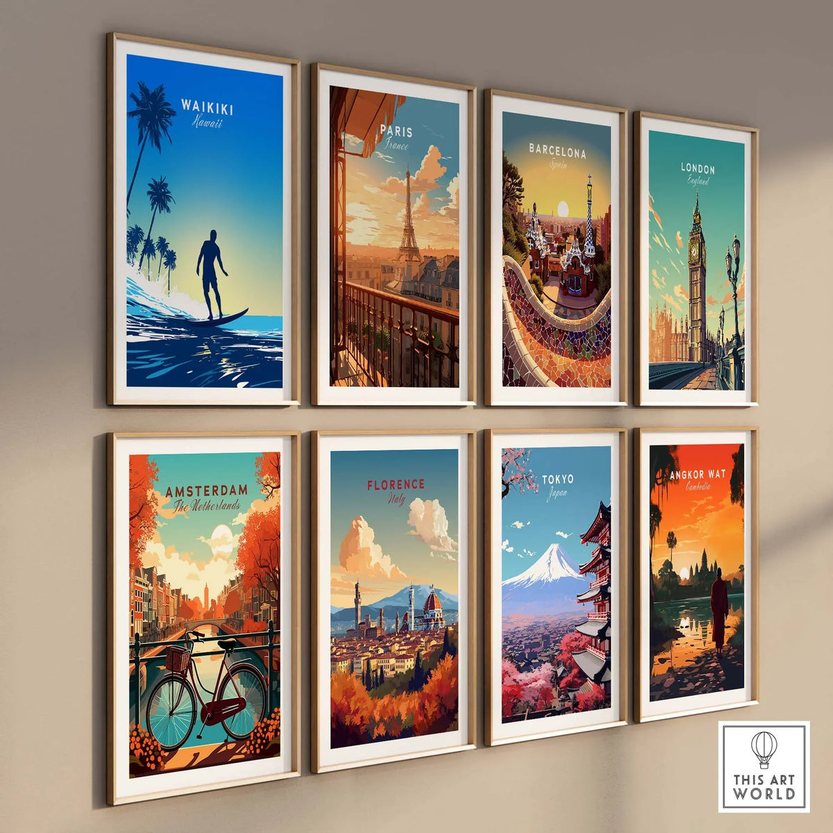 Waikiki Art Print