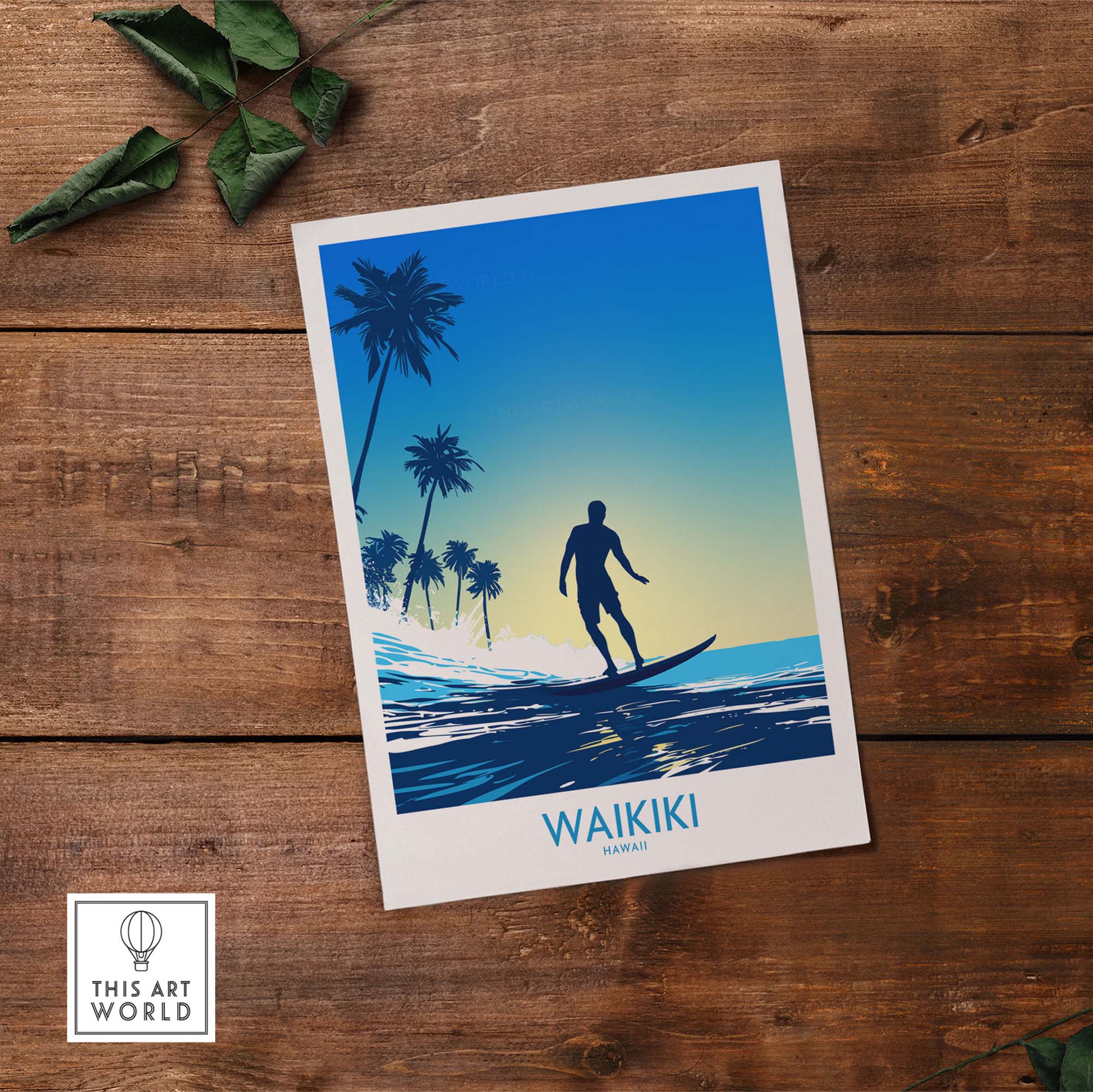 Waikiki Beach Print
