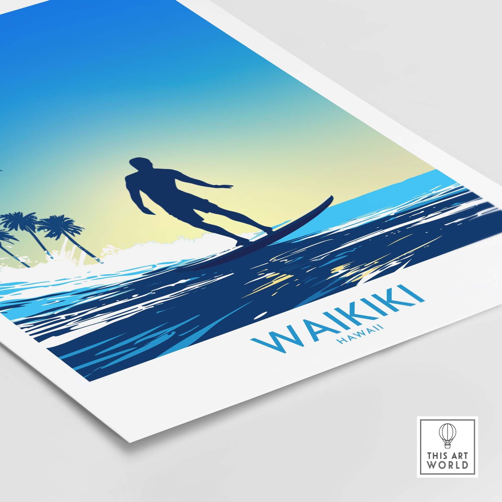 Waikiki Beach Print