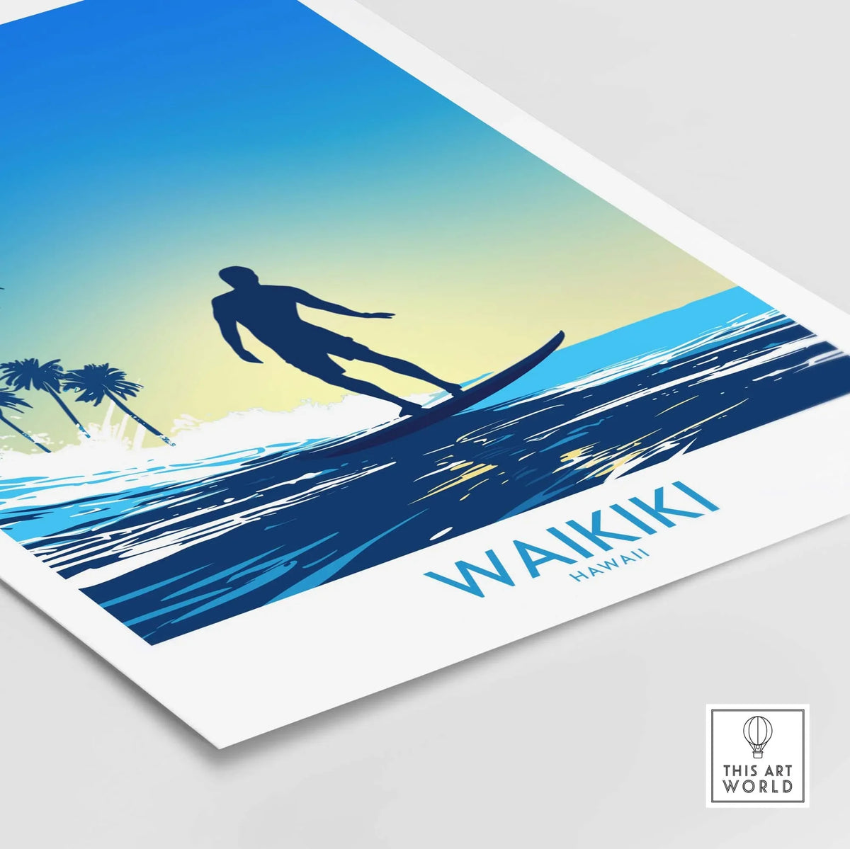 Waikiki Beach Print