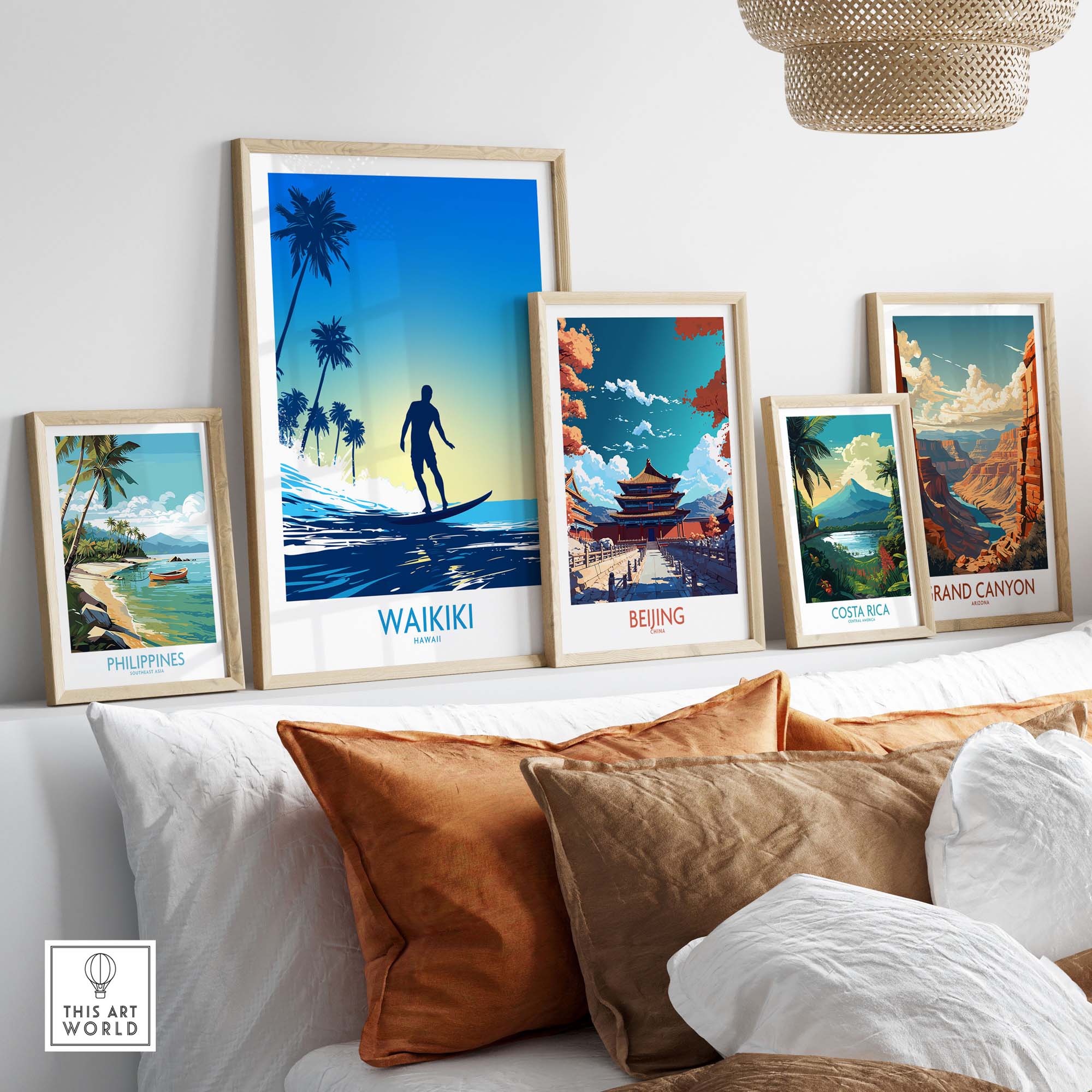 Waikiki Beach Print