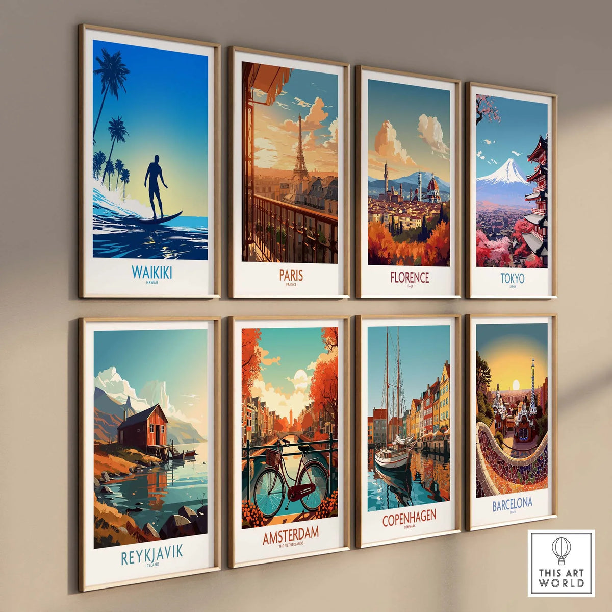 Waikiki Beach Print
