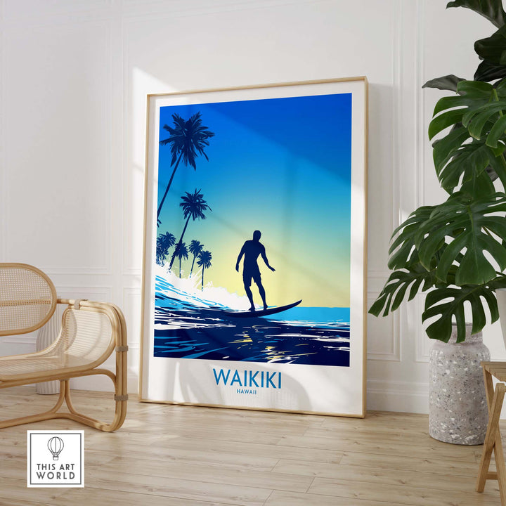 Waikiki Beach Print
