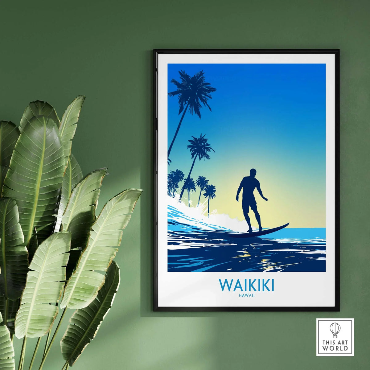 Waikiki Beach Print