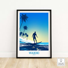 Waikiki Beach Print