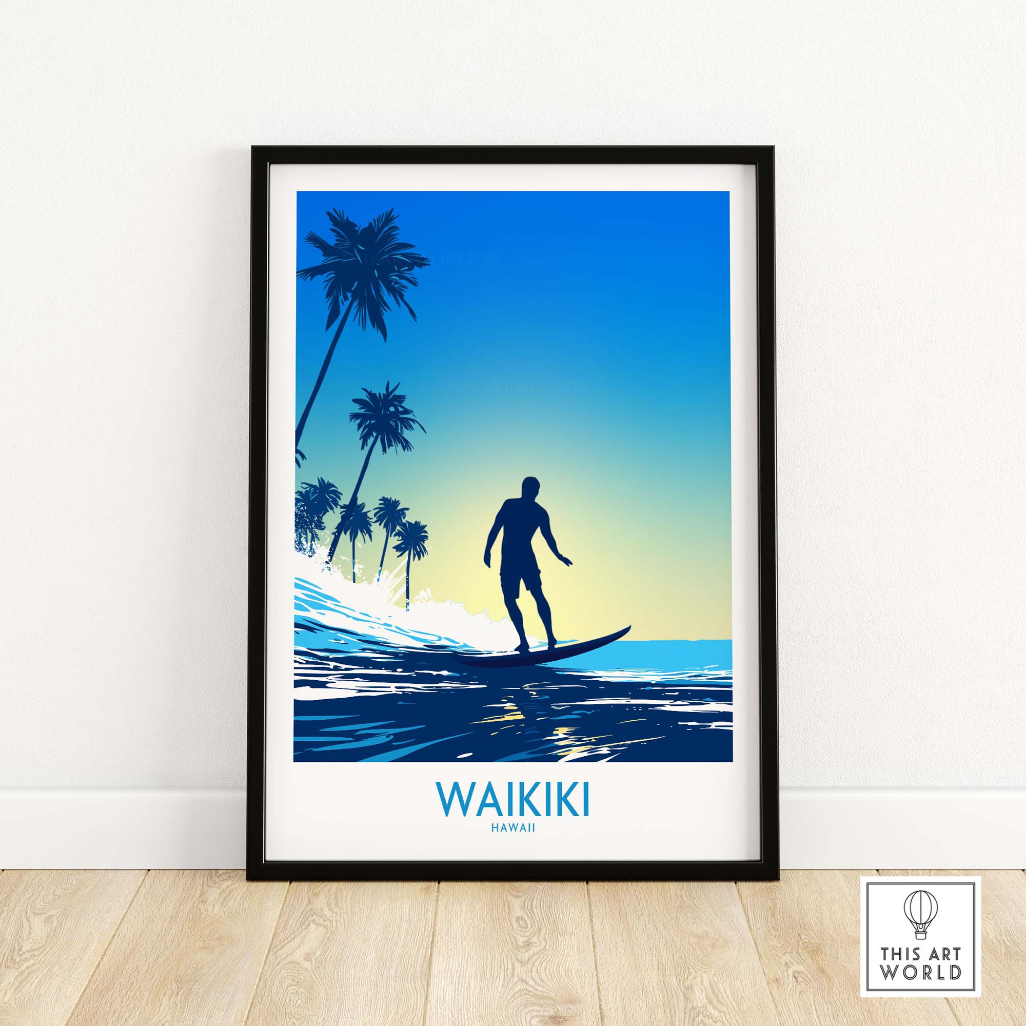 Waikiki Beach Print