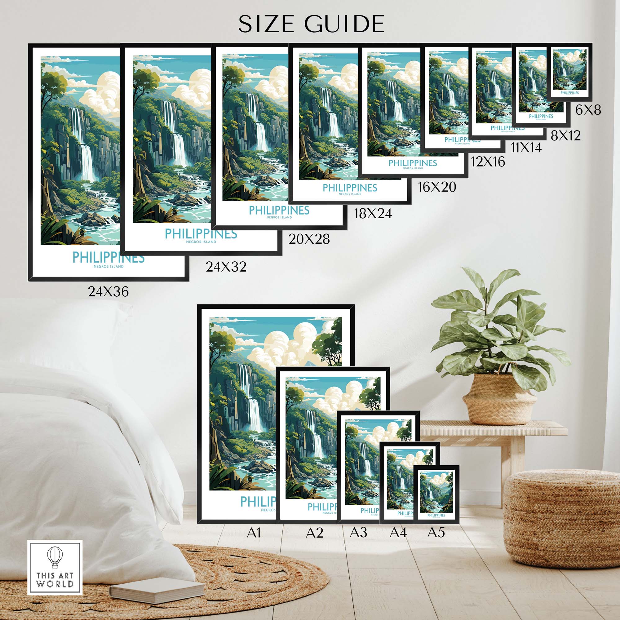 Philippines Negros Island Poster