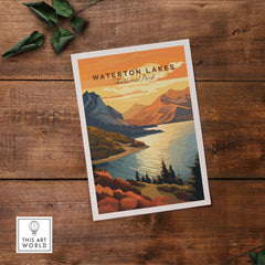 Waterton Lakes National Park Art Print