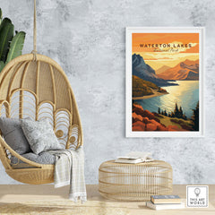 Waterton Lakes National Park Art Print