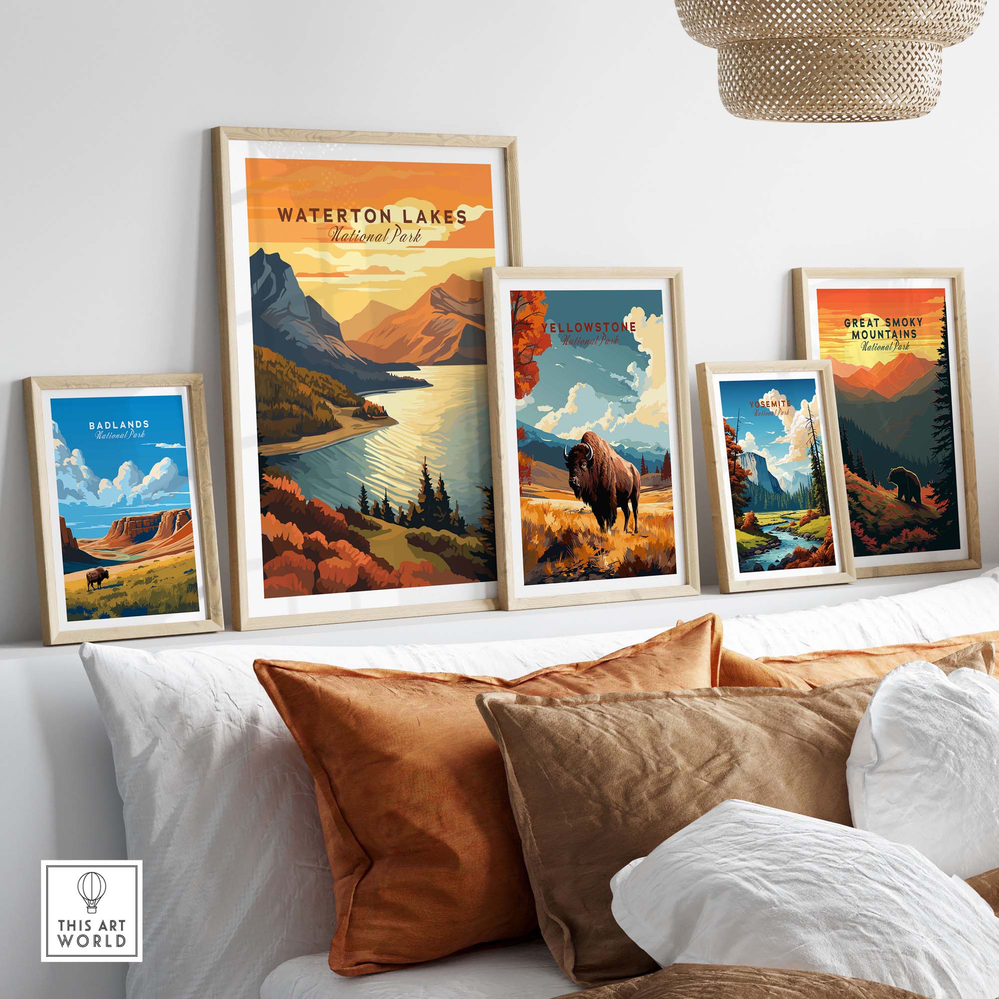 Waterton Lakes National Park Art Print