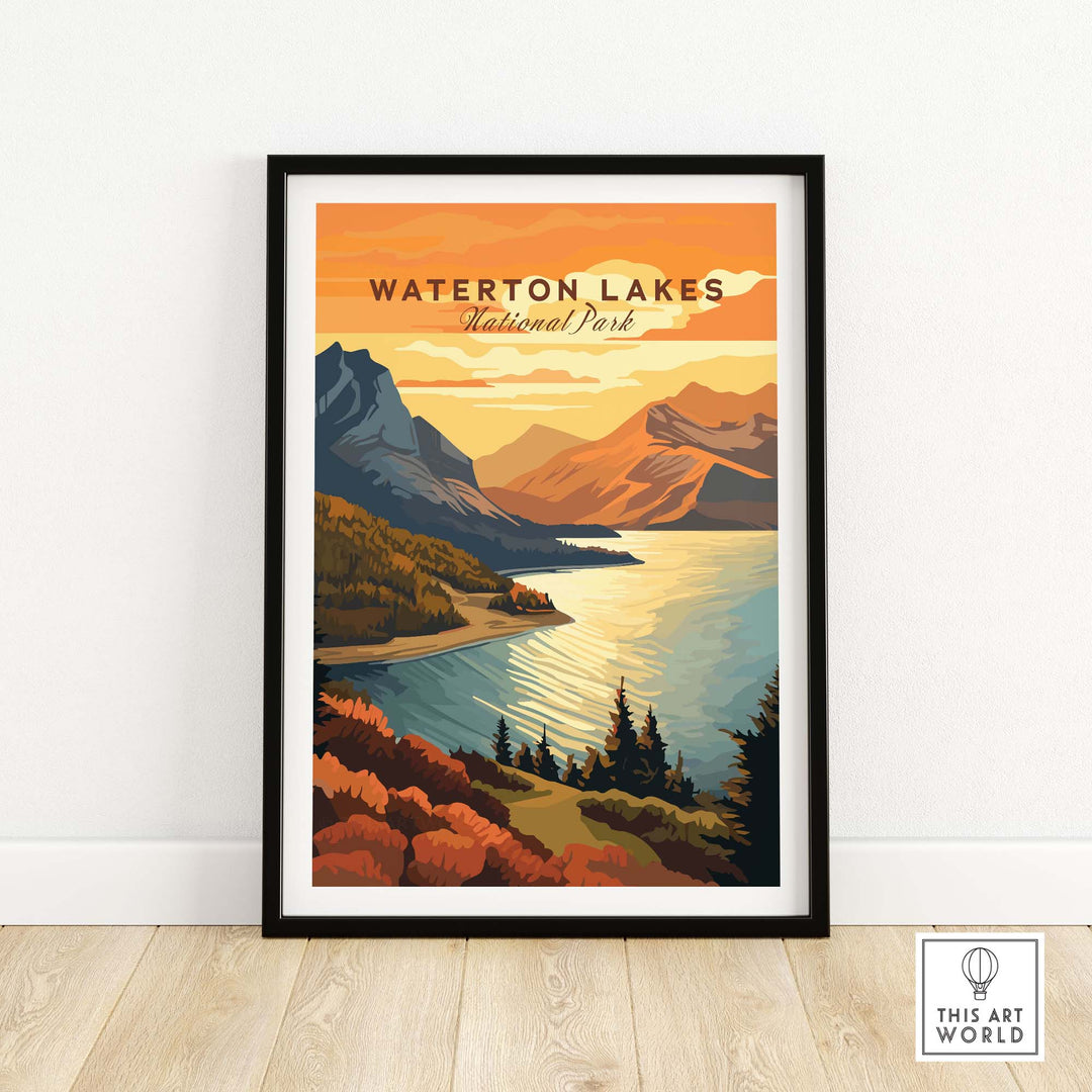Waterton Lakes National Park Art Print