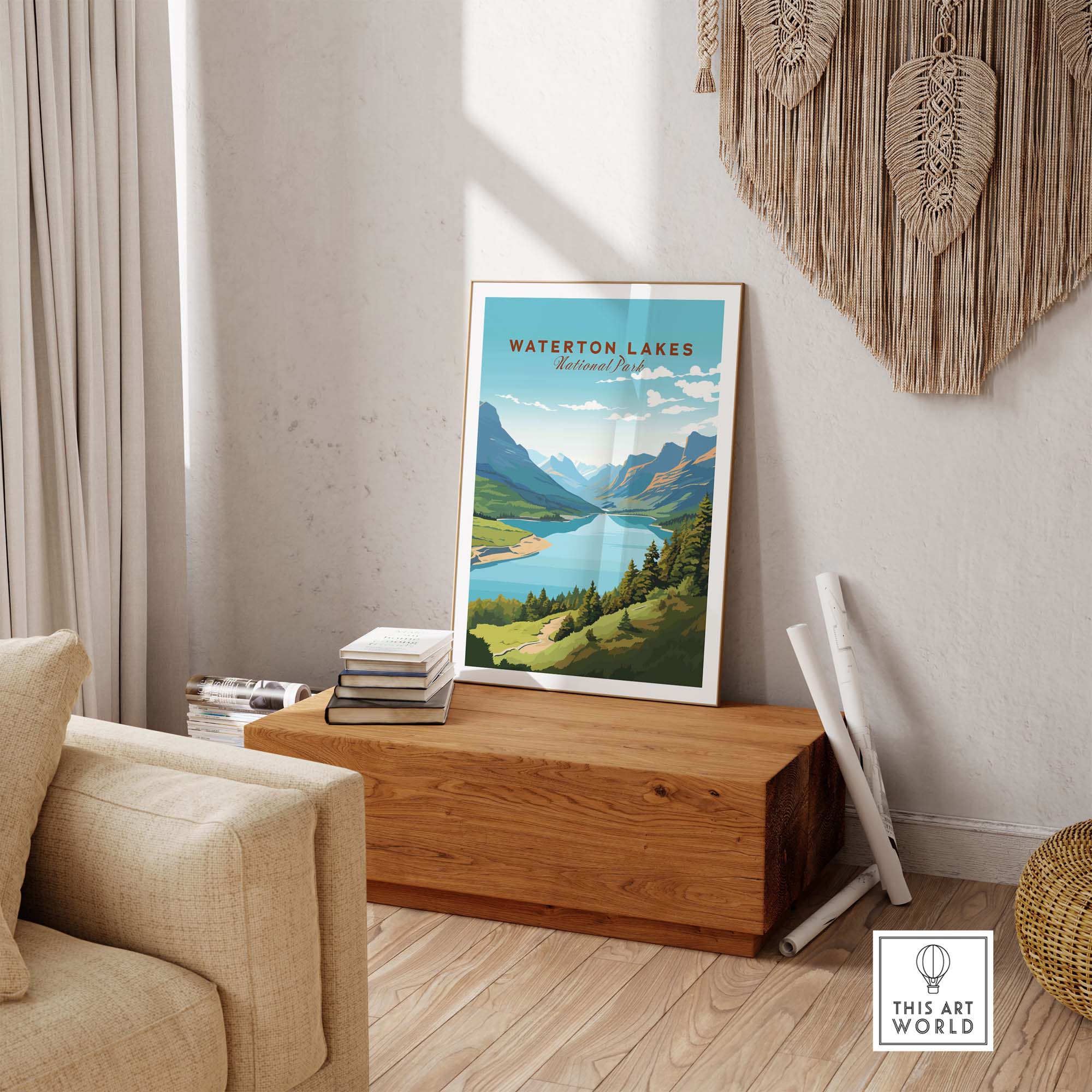 Waterton Lakes National Park Poster