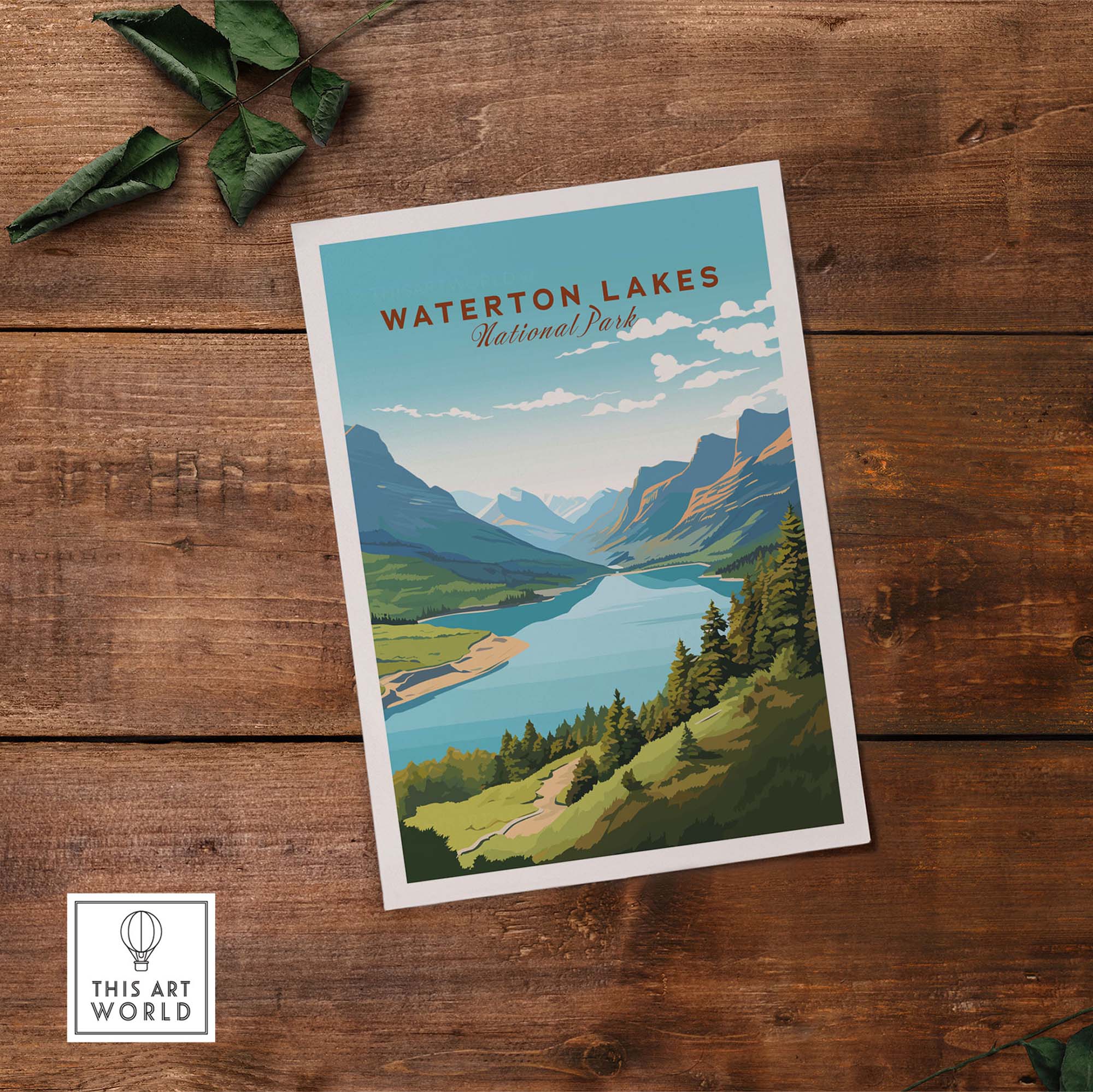 Waterton Lakes National Park Poster