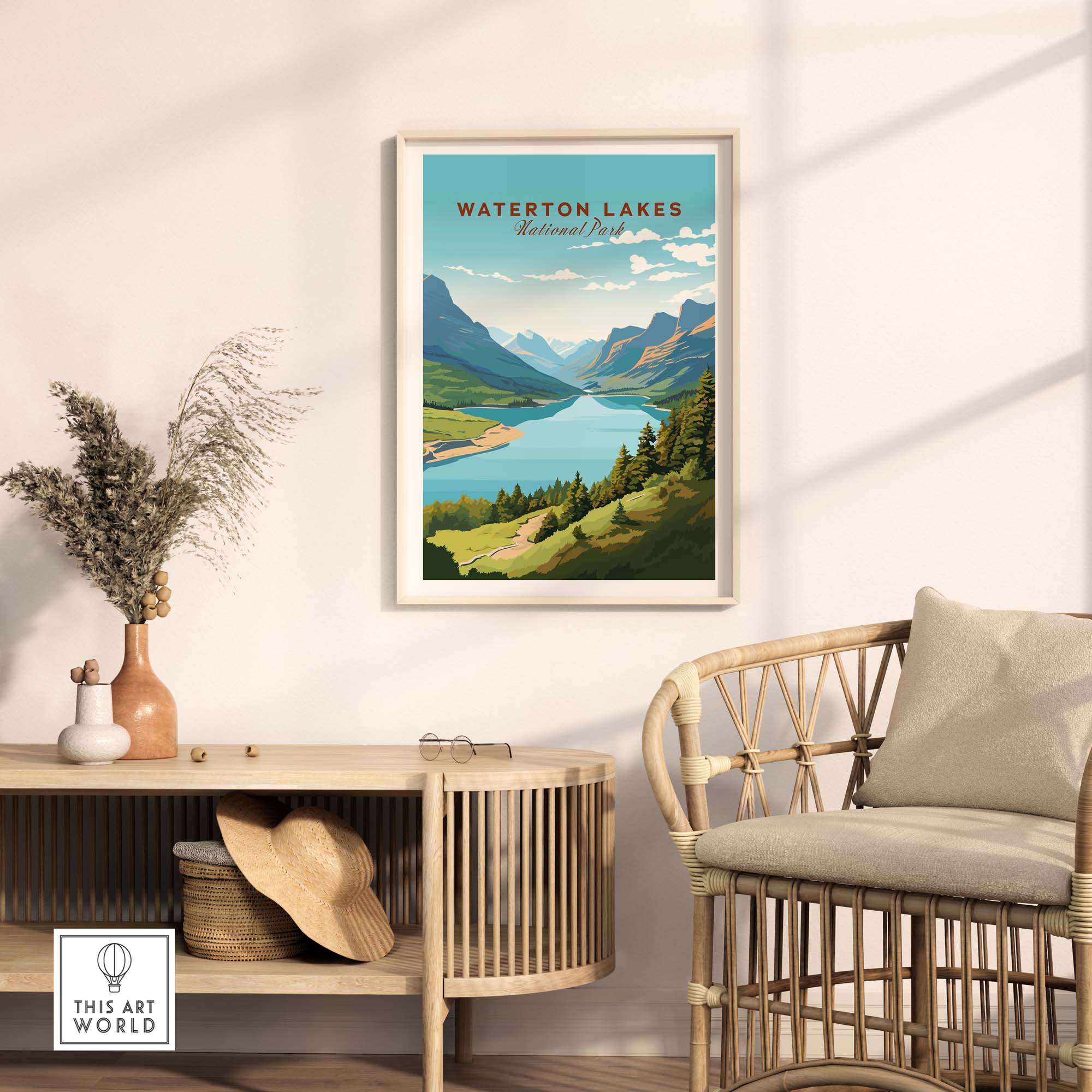 Waterton Lakes National Park Poster
