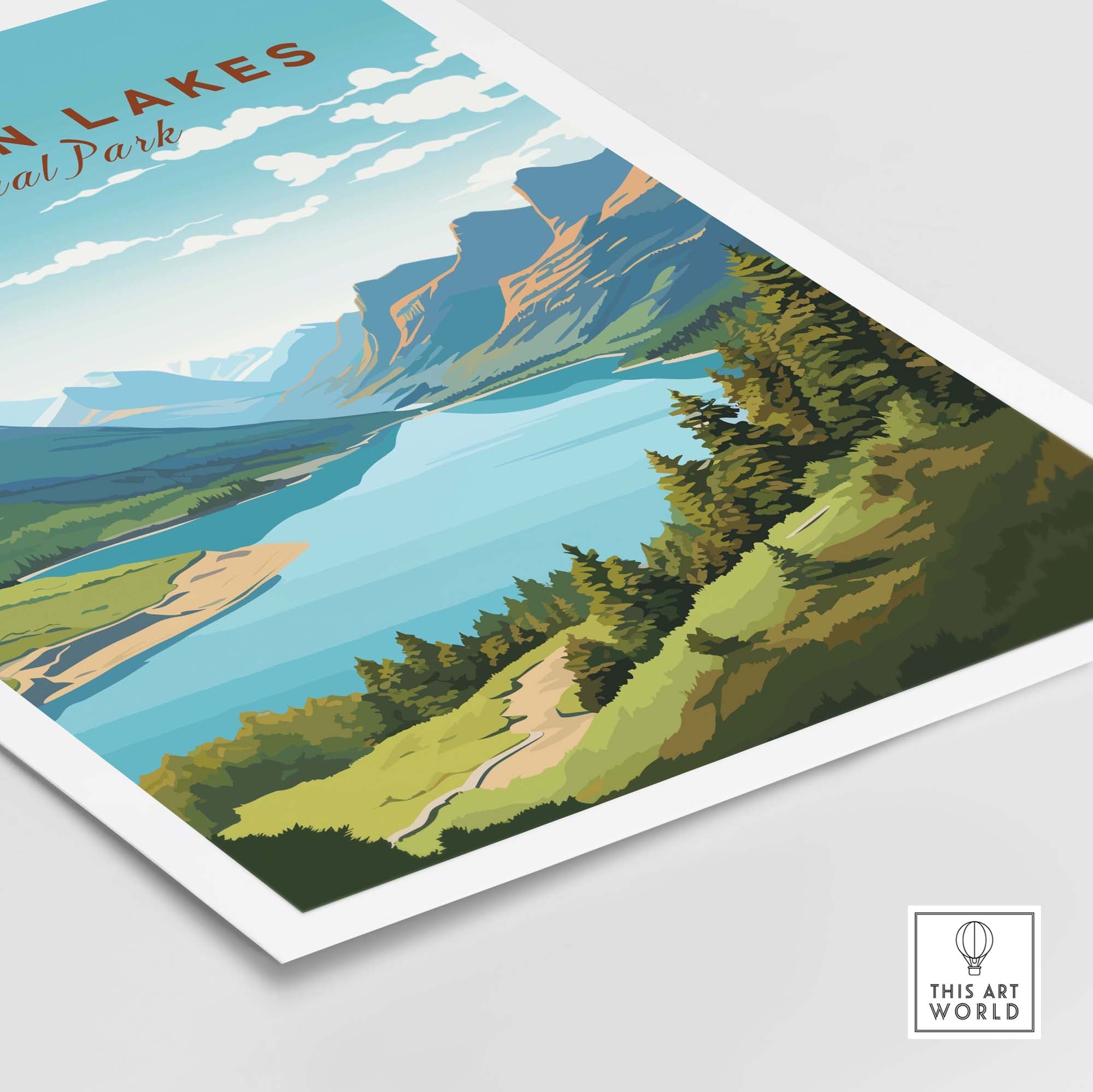Waterton Lakes National Park Poster