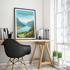 Waterton Lakes National Park Poster