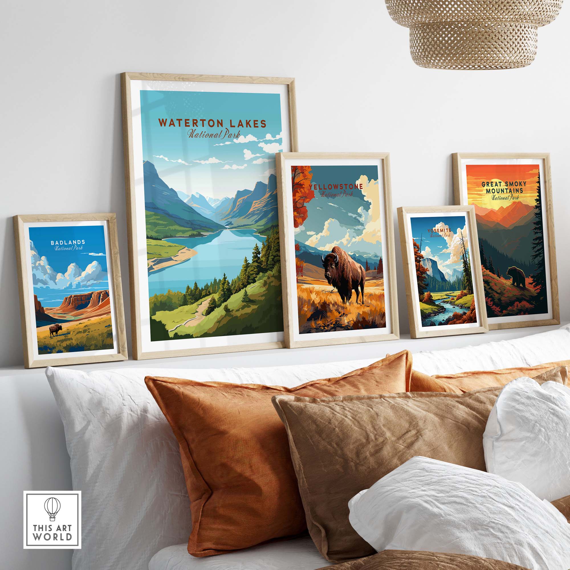 Waterton Lakes National Park Poster