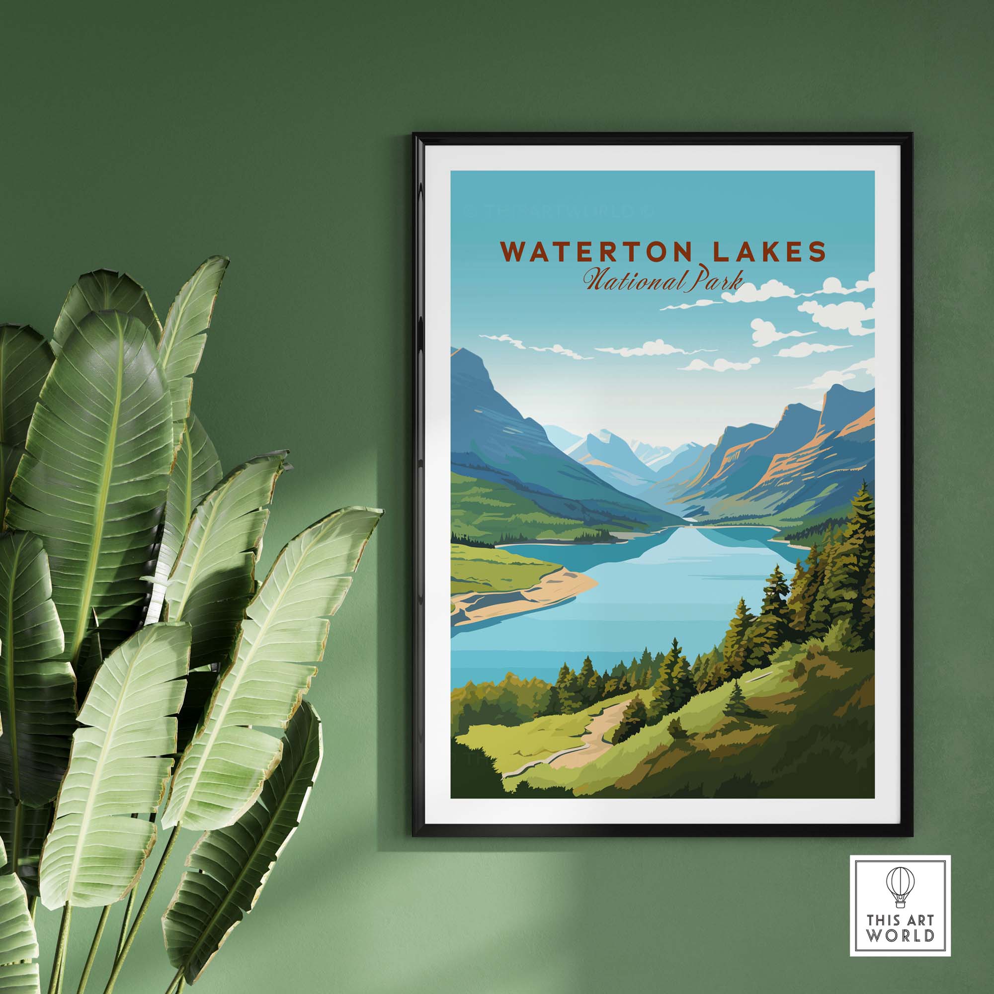 Waterton Lakes National Park Poster