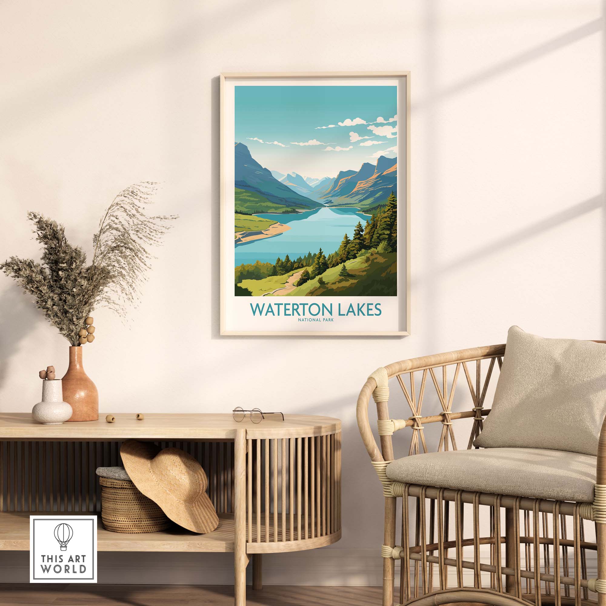 Waterton Lakes National Park Print