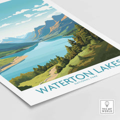 Waterton Lakes National Park Print
